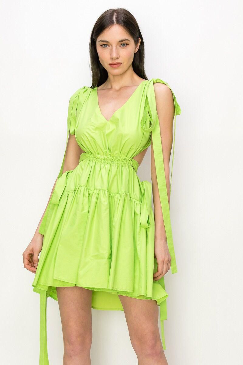 Neon Green Dress