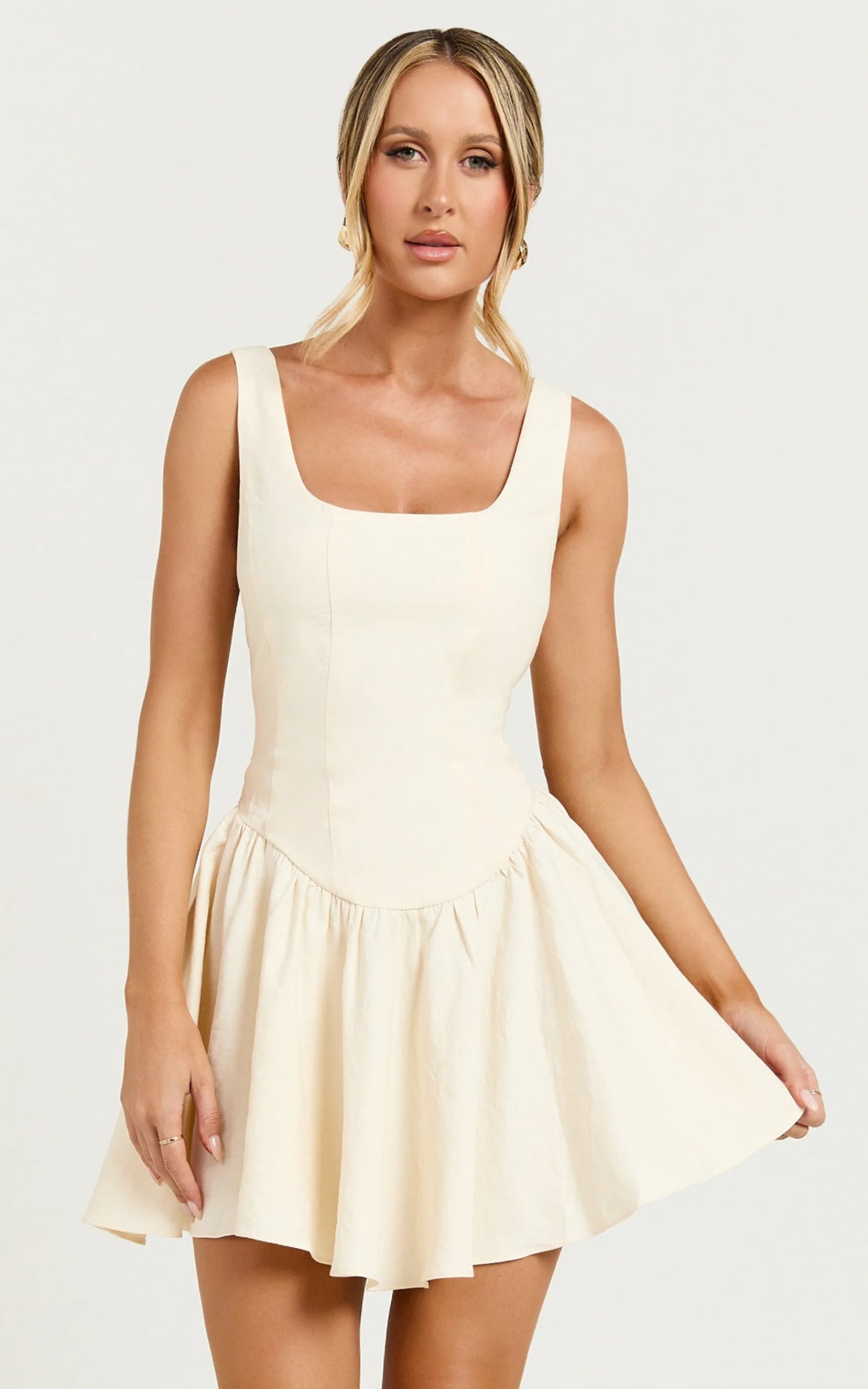 Porala cream dress