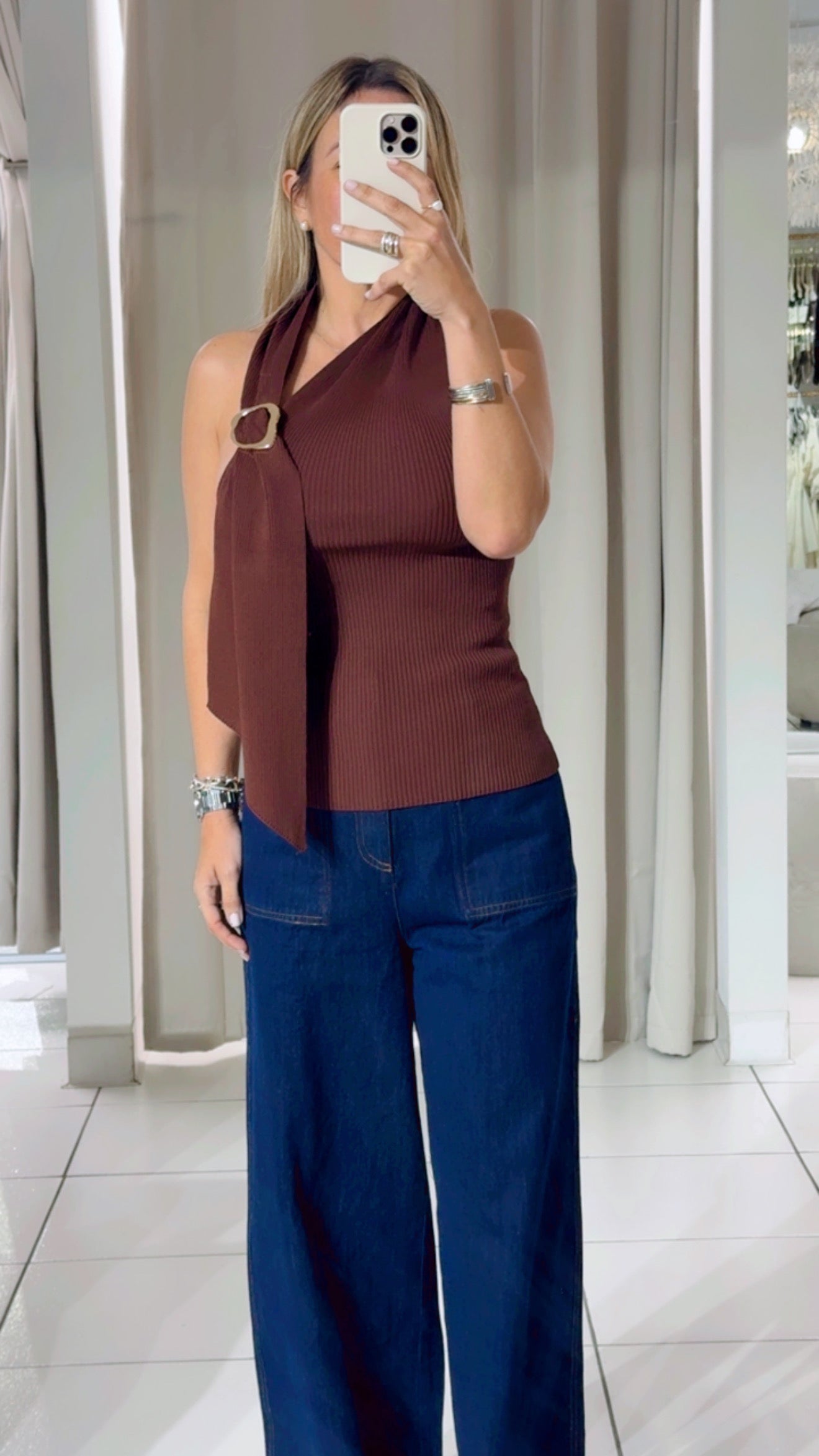 Brown top