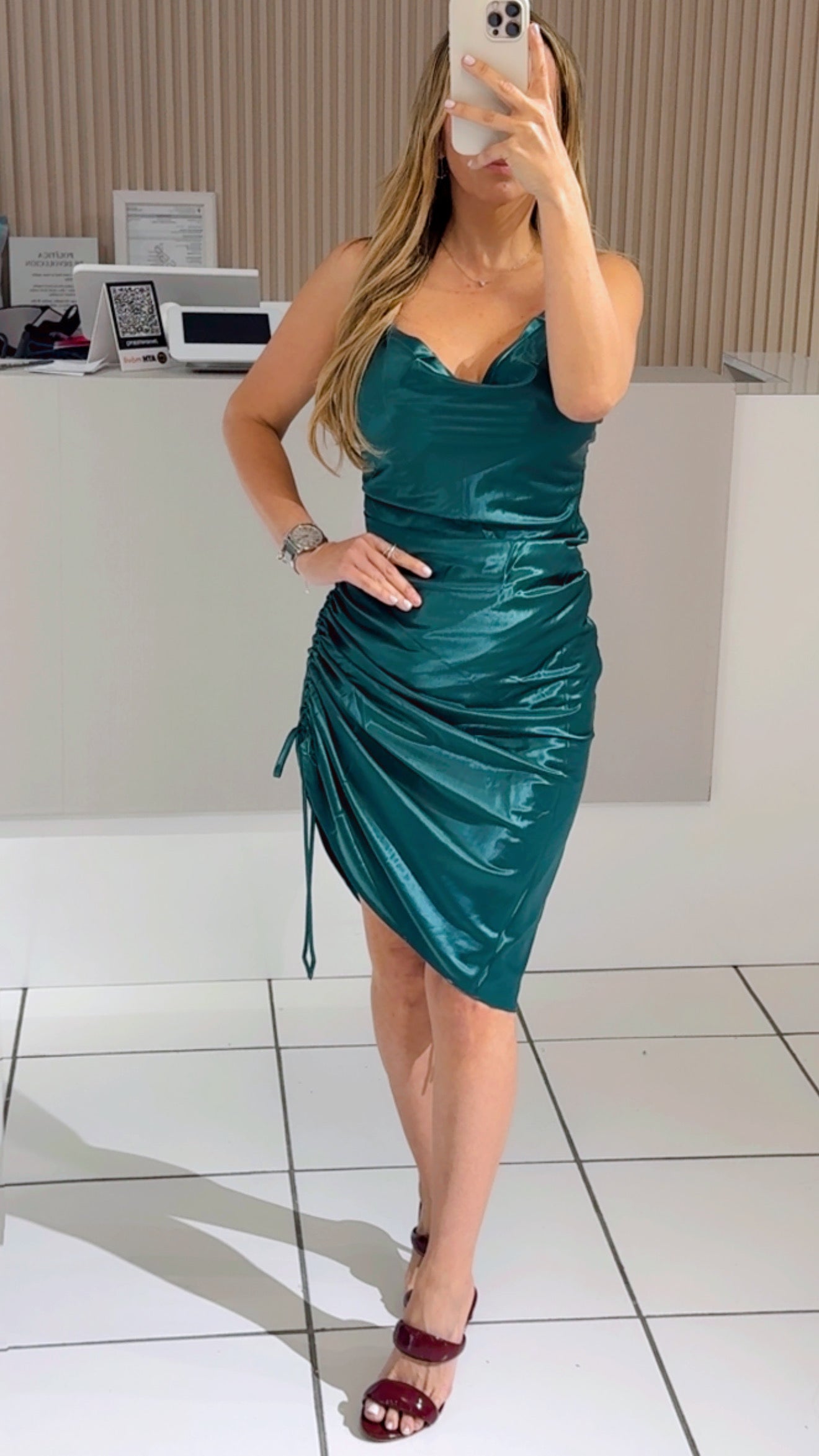 Vinex green dress