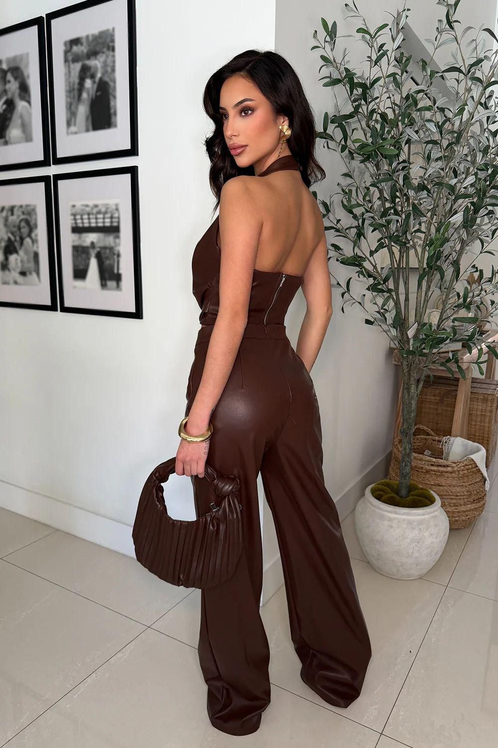 Leather choco set
