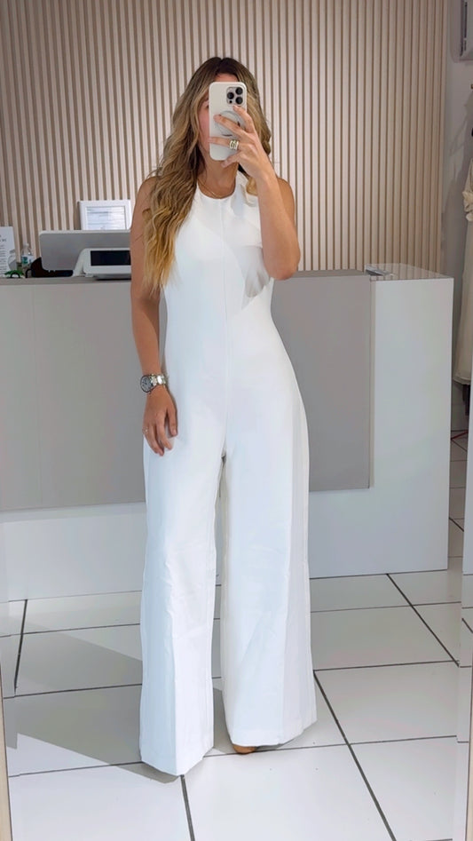 Nova white jumpsuit