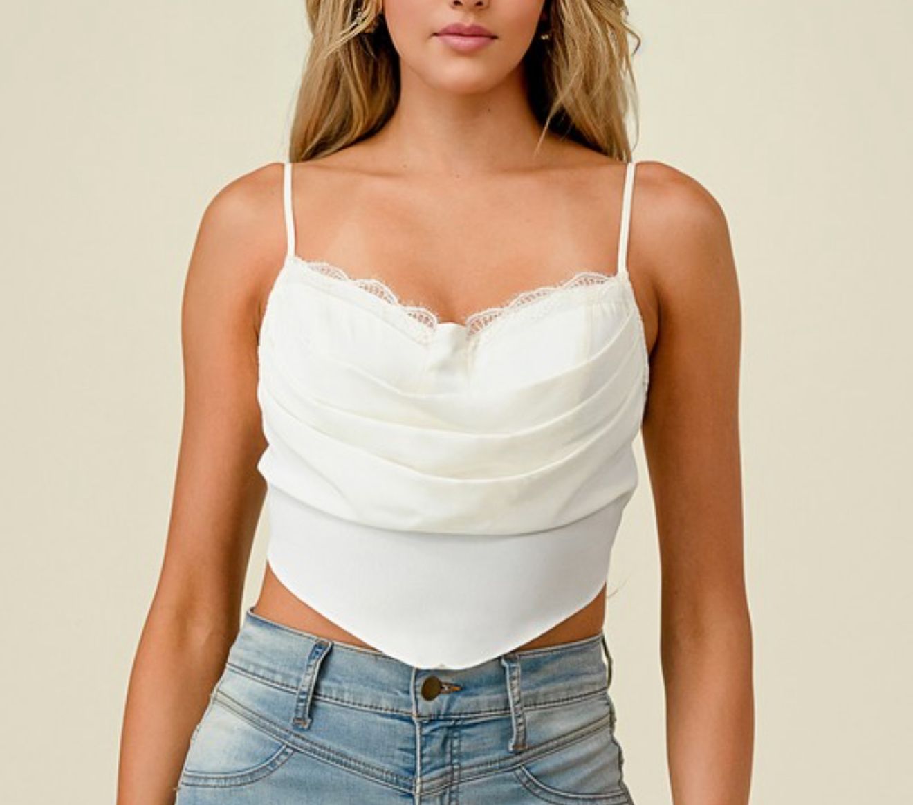Elia white top