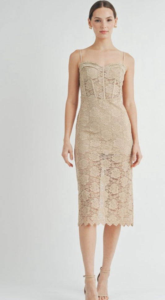 Lace Midi Dress