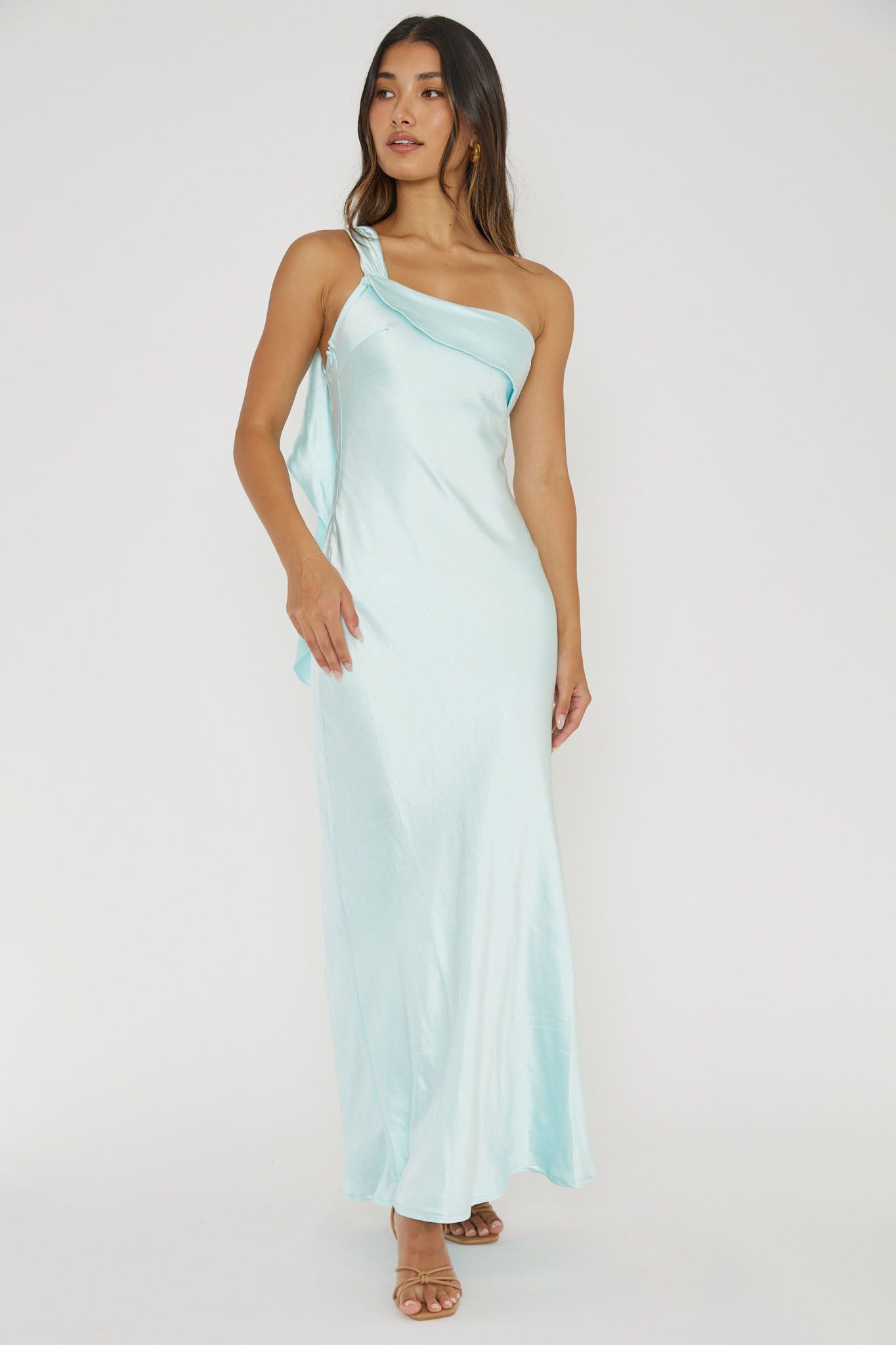 Aurora satin dress