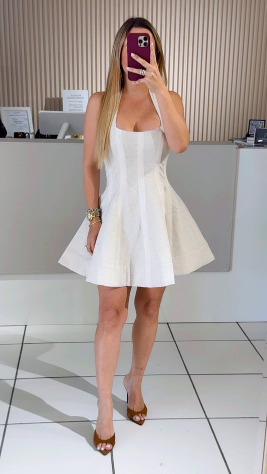 Modern Chic Oat Cocktail Dress