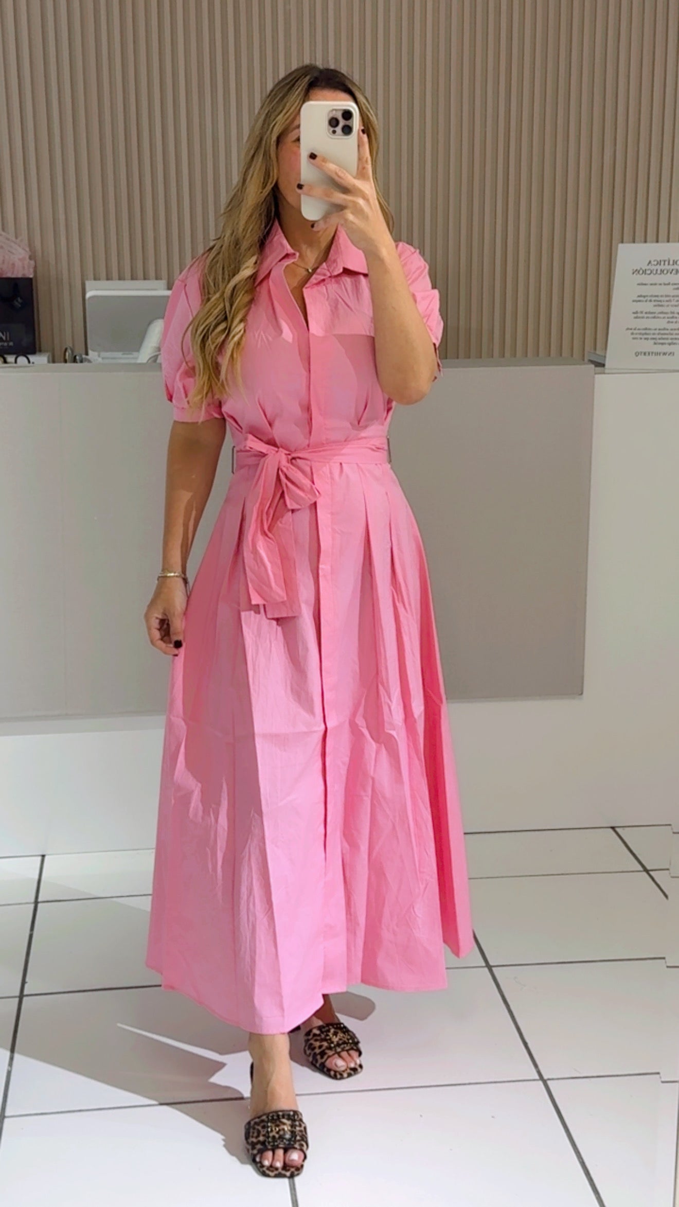 Pinky girl dress