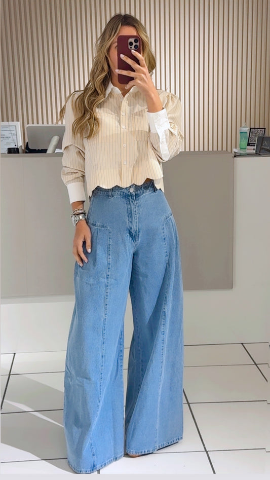 Cely denim pants