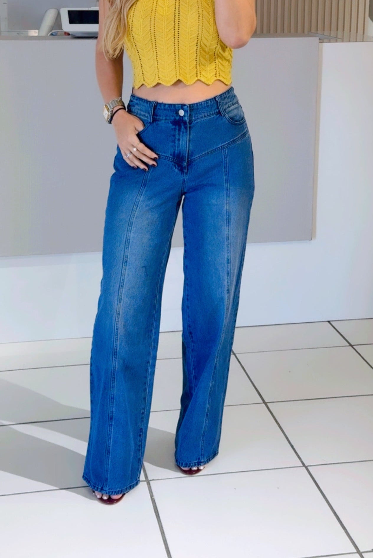 Carol denim pant