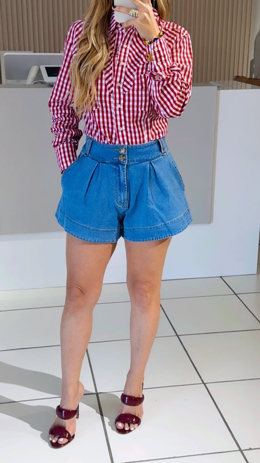 Short denim
