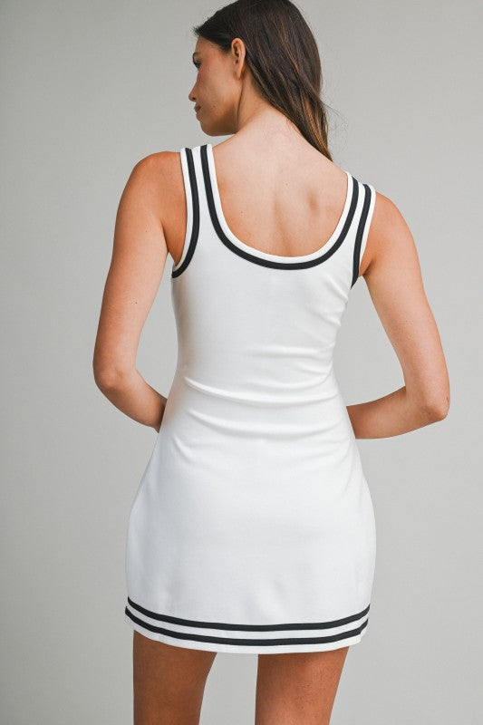 Tennis White Dress