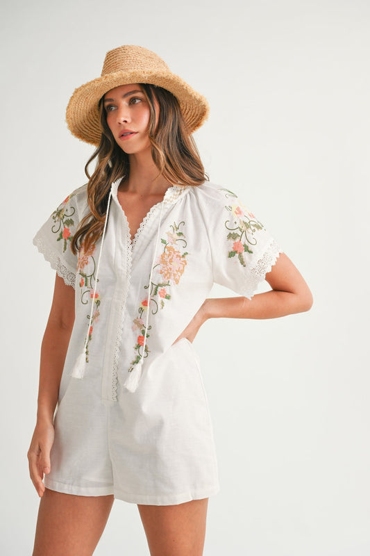 White Romper