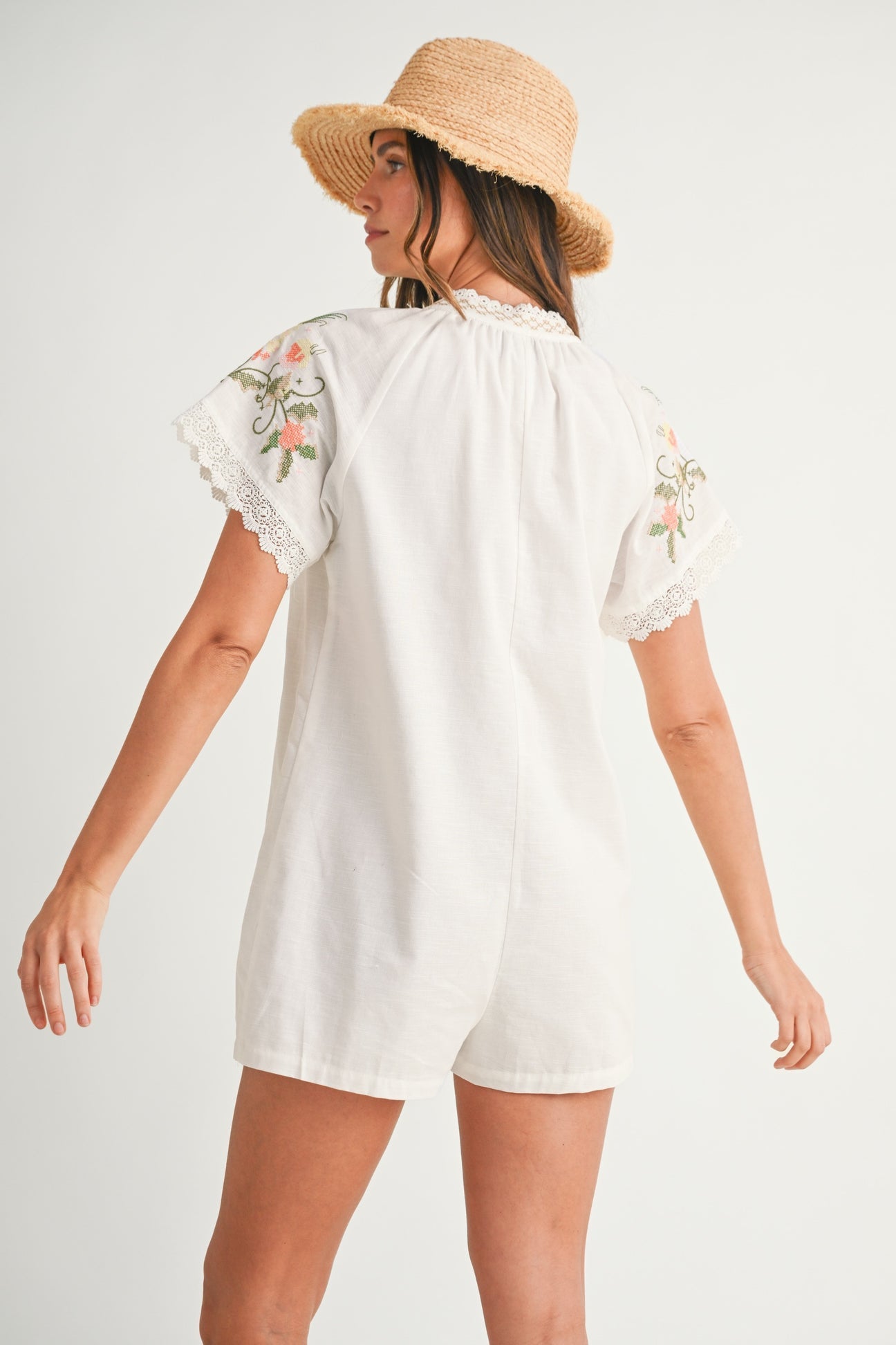 White Romper