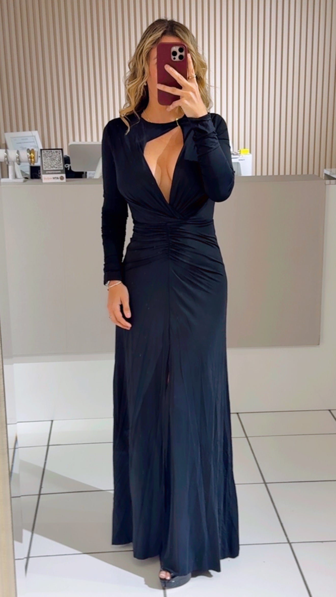 Eliza Black Maxi Dress