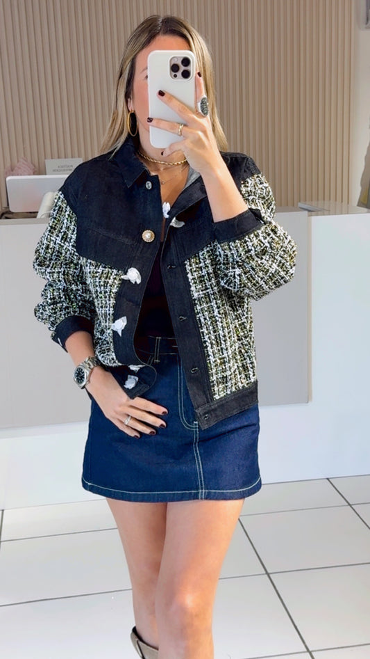 Black tweed jacket