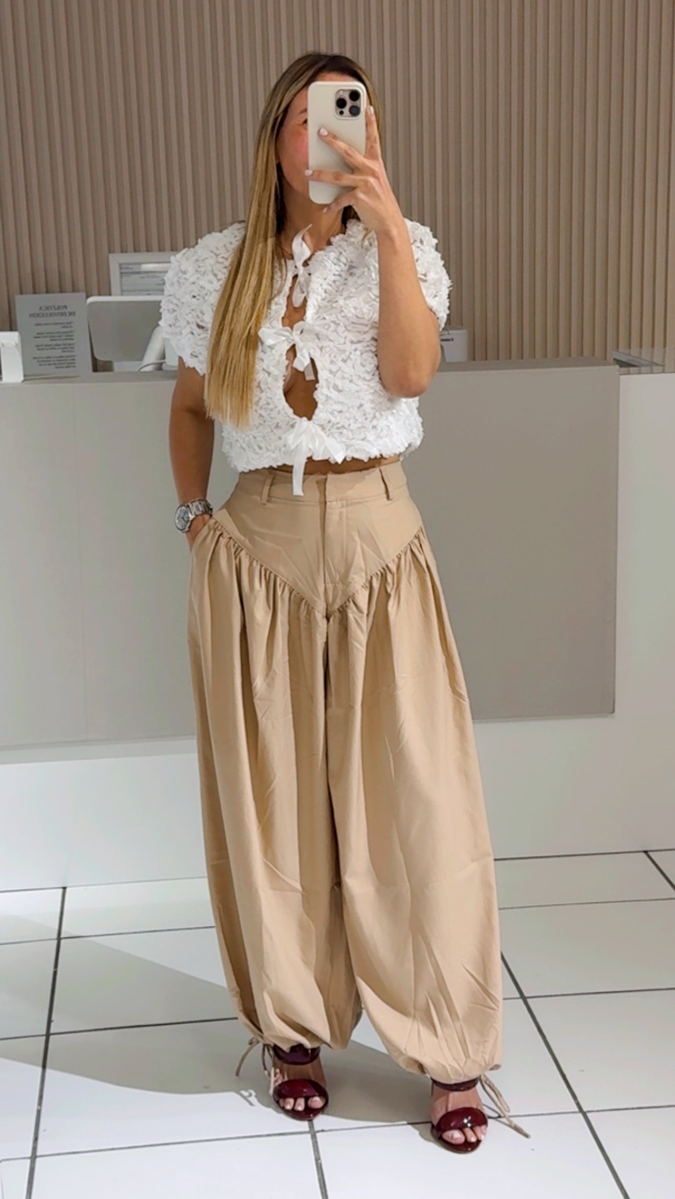 Aladin cream pant