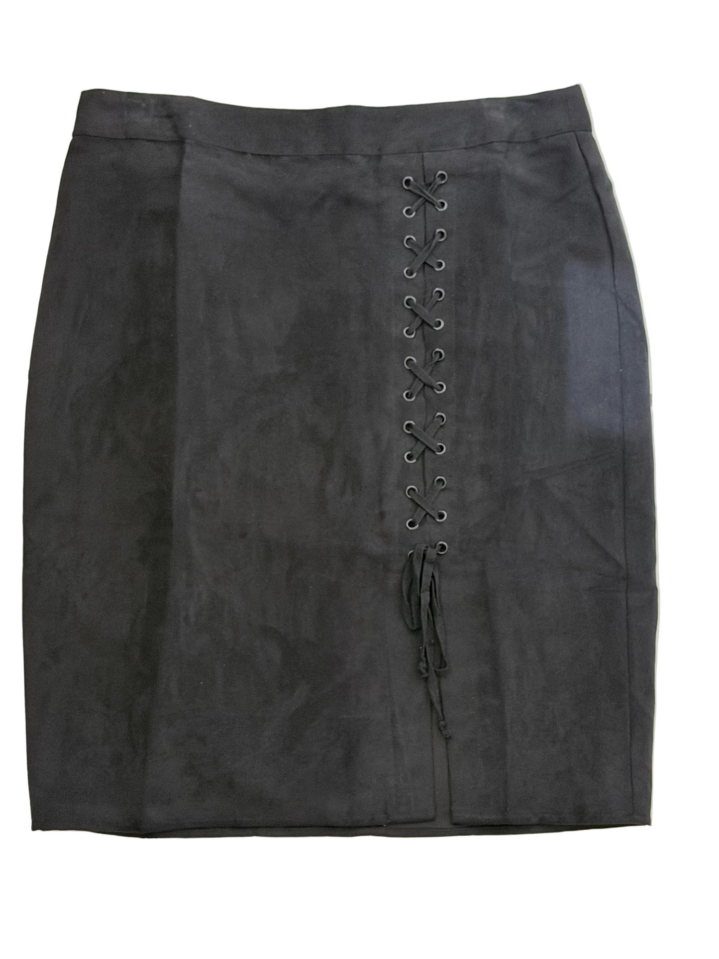 Black Suede Skirt