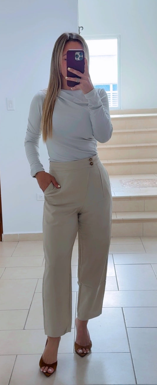 Cream Pants