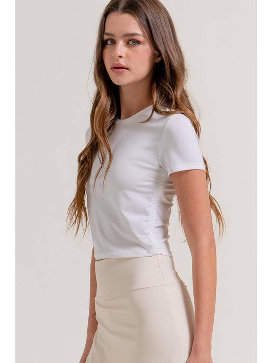White basic top