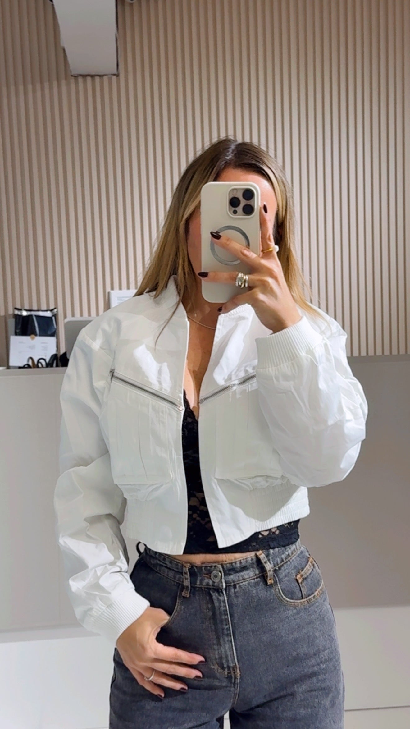 White jacket