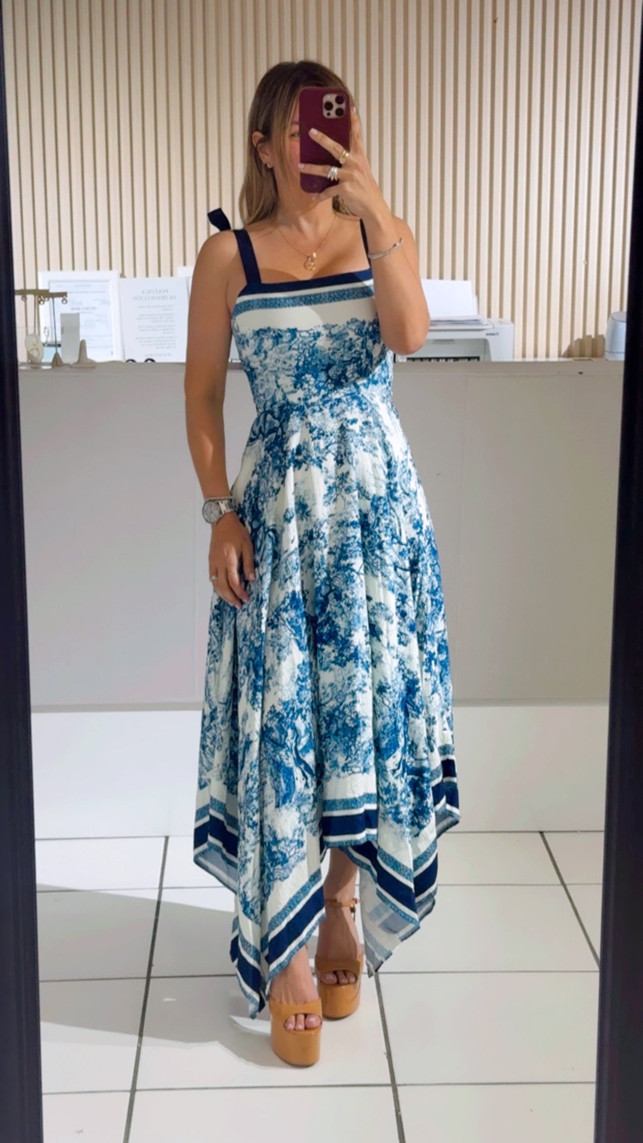 Blue Santorini Dress