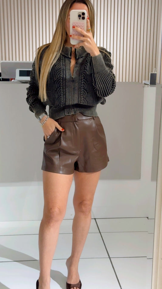 Sweater Zipper Jacket