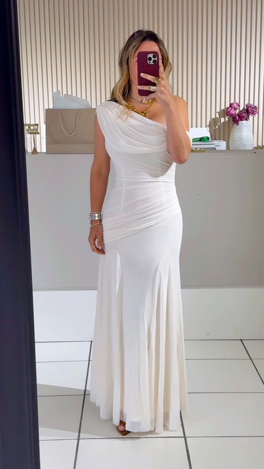 BUTTER MIDI DRESS