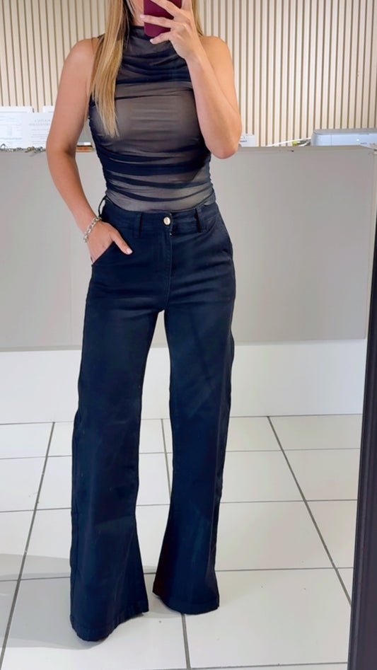 Black denim