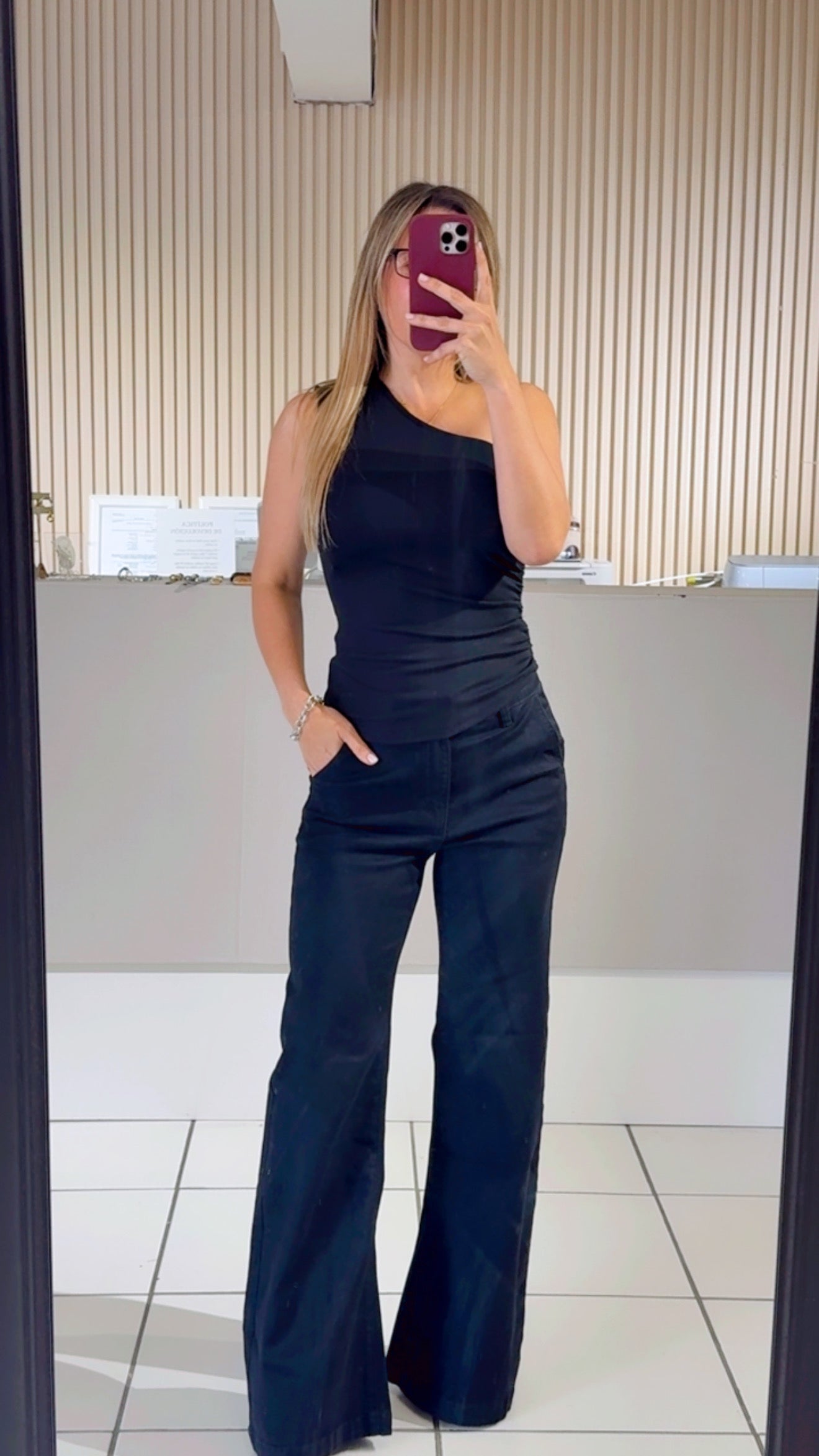 One-shoulder Side Ruched Top