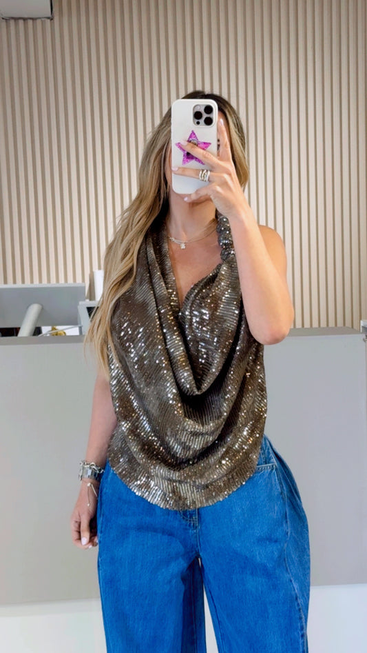 Sarita Sequin Top