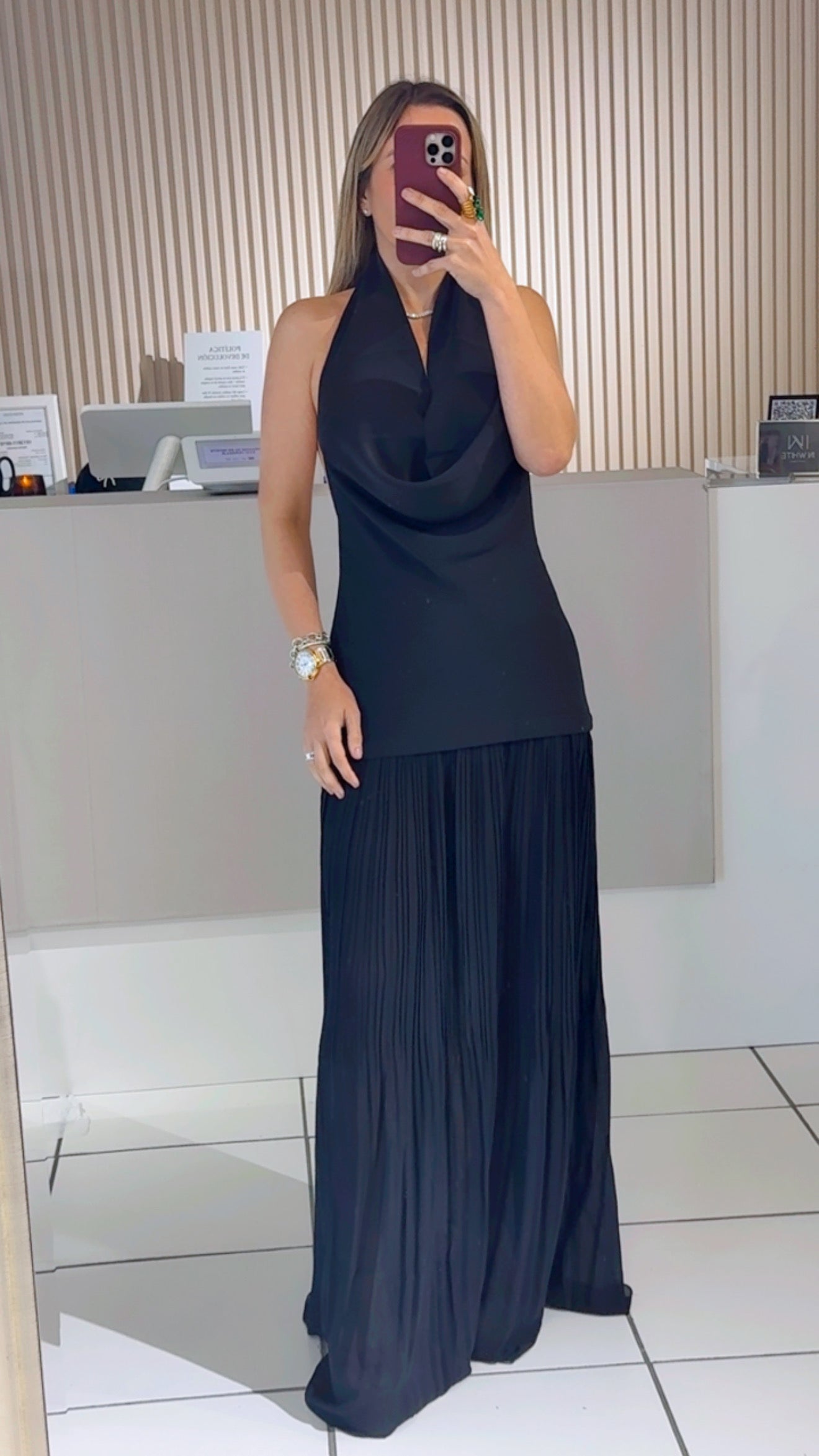 Black Halter Dress