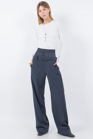 Navy trousers